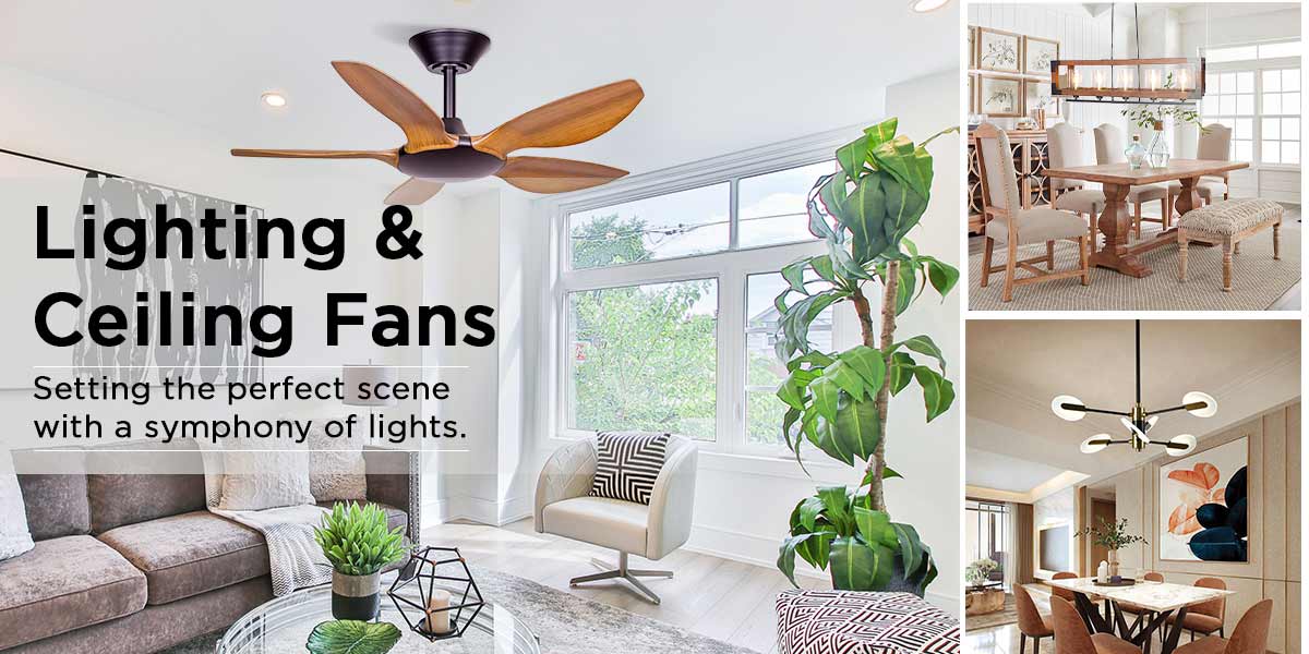 Lighting and Ceiling Fan