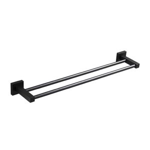 Cool Towel Bar Double Black