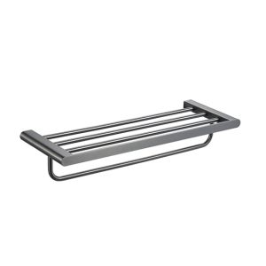 Cool Towel Bar Double Gun Grey