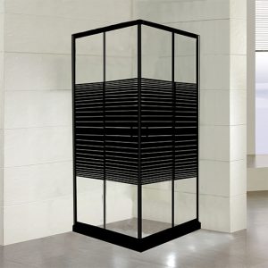 Cool Shower Enclosure Black Frame Package